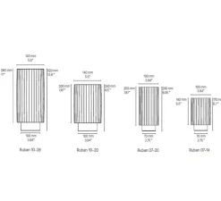Lampe*CVL Lampe à poser, Ruban 10-20, , Ø14cm, H24cm - laiton satiné