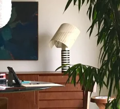 Lampe à poser, Shogun, noir et blanc, Ø32cm, H59,5cm - Artemide