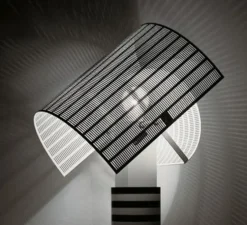 Lampe à poser, Shogun, noir et blanc, Ø32cm, H59,5cm - Artemide