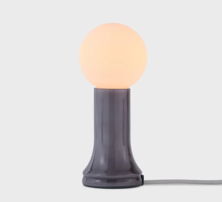 Lampe*Tala Lampe à poser, Shore, , Ø9,5cm, H22,5cm - Gris fumé