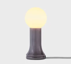 Lampe*Tala Lampe à poser, Shore, , Ø9,5cm, H22,5cm - Gris fumé