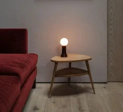 Lampe*Tala Lampe à poser, Shore, , Ø9,5cm, H22,5cm - Marron bouteille