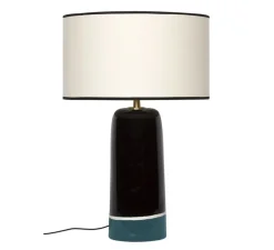 Lampe à poser, Sicilia, bleu sarah, L40cm, H60cm - Sarah Lavoine