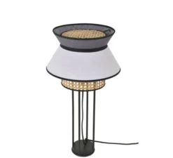 Lampe*Market Set Lampe à poser, Singapour, , blanc, Ø30cm, H56cm - anthracite
