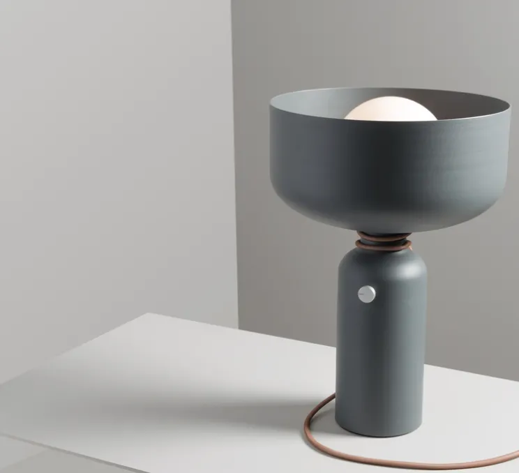 Lampe à poser, Spotlight Volumes, D/B, gris avocat, Ø35cm, H50cm - A-N-D