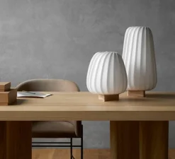 Lampe*Tom Rossau Lampe à poser, ST906, , Ø23cm, H31cm - blanc