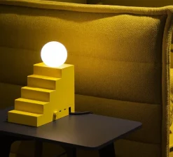 Lampe*Oblure Lampe à poser, Stair, , L18,7cm, H22,5cm - Jaune