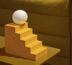 Lampe*Oblure Lampe à poser, Stair, , L18,7cm, H22,5cm - Jaune