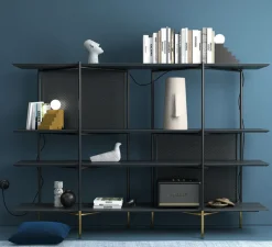 Lampe à poser, Stair, noir, L18,7cm, H22,5cm - Oblure