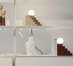 Lampe*Oblure Lampe à poser, Stair, , L18,7cm, H22,5cm - Rouge