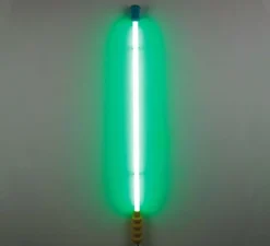 Lampe*Seletti Lampe à poser, Super Linea, , Ø5cm, H140cm - vert
