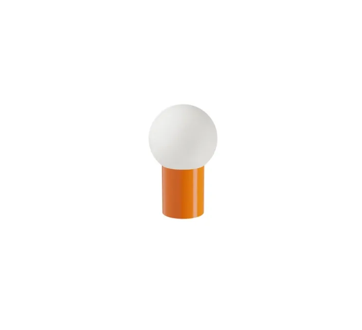 Lampe à poser, Sœur, small, RAL 2004, orangé pur, Ø35cm, H56cm - LAURENCE DU TILLY