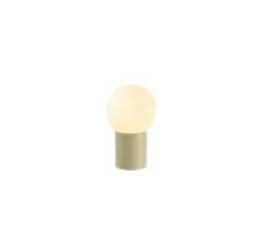 Lampe*Laurence du Tilly Lampe à poser, Sœur, small, RAL 1020, , Ø35cm, H56cm - jaune olive
