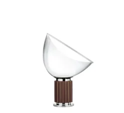 Lampe*Flos Lampe à poser, Taccia Small Verre, , LED, 2700K, 800lm, Ø37,3cm, H48,5cm - bronze anodisé