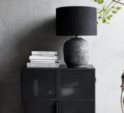 Lampe à poser, Tahi , noir, Ø46cm, H65cm - House Doctor