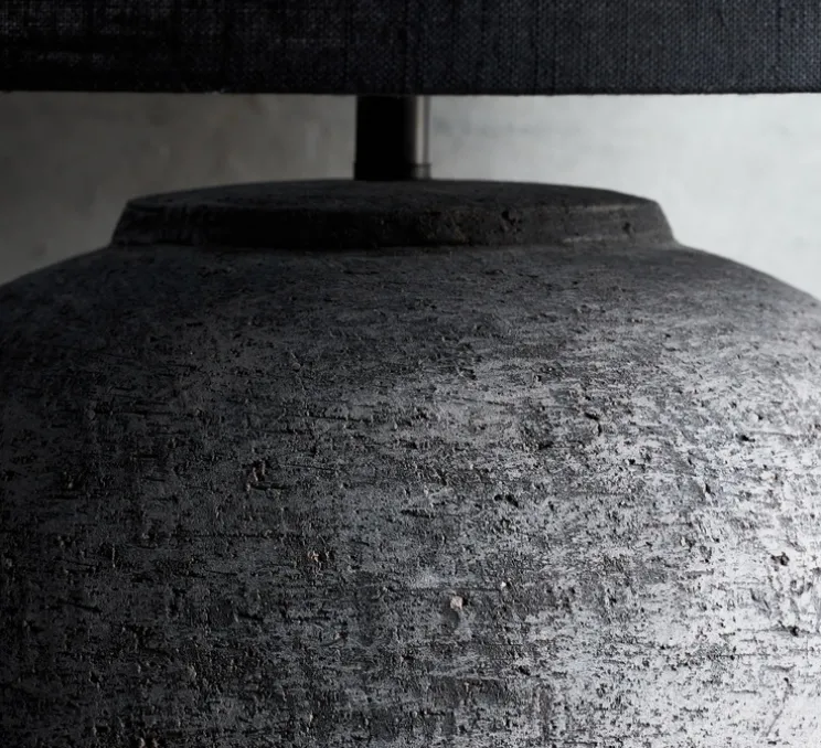 Lampe à poser, Tahi , noir, Ø46cm, H65cm - House Doctor