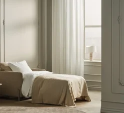 Lampe*Bolia Lampe à poser, Tajo, , Ø30cm, H45cm - ivoire, travertin