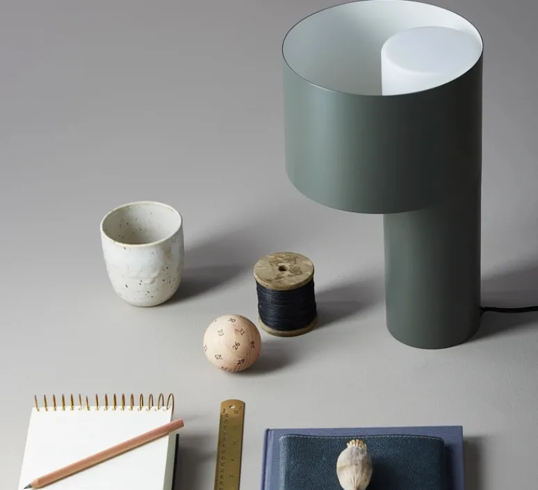 Lampe*Woud Lampe à poser, Tangent, , Ø20cm, H34cm - forest green