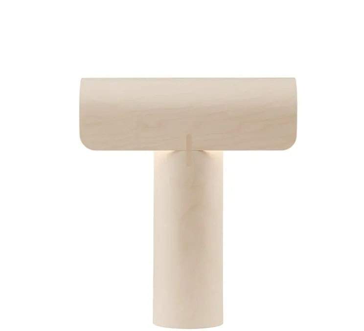 Lampe à poser, Teelo 8020, bois, blanc, LED, L33cm, H38cm - Secto Design