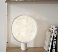Lampe à poser, Tense, blanc, LED, dim, 3000K, 400 lm, L34cm, H43cm - New Works