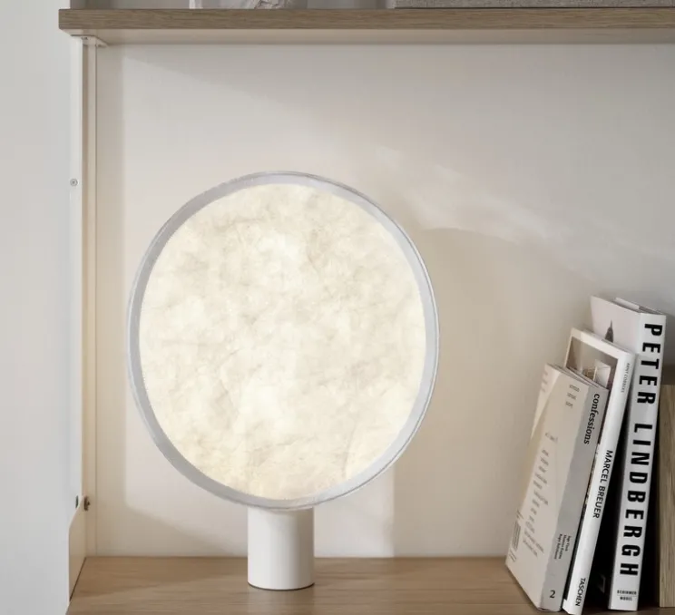 Lampe à poser, Tense, blanc, LED, dim, 3000K, 400 lm, L34cm, H43cm - New Works