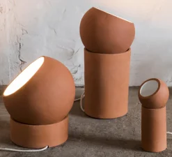 Lampe*Serax Lampe à poser, Terra Light S, , Ø12cm, H29cm - terracotta