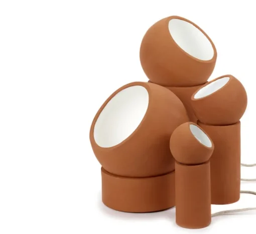 Lampe*Serax Lampe à poser, Terra Light S, , Ø12cm, H29cm - terracotta