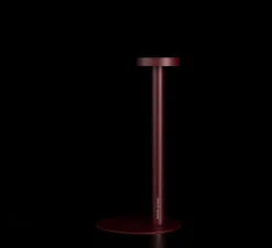 Lampe à poser, TeTaTeT, rouge foncé, LED, 2700K, 165 lm, Ø9cm, H34,5cm - Davide Groppi