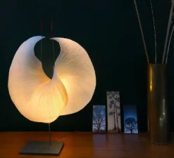 Lampe*Ingo Maurer Lampe à poser, The MaMo Nouchies, Yoruba Rose, blanc, Ø50cm, H60cm - beige