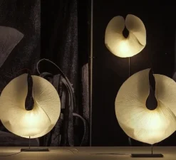 Lampe*Ingo Maurer Lampe à poser, The MaMo Nouchies, Yoruba Rose, blanc, Ø50cm, H60cm - beige