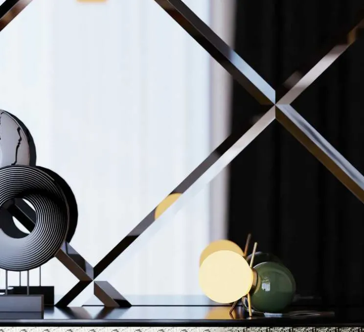 Lampe à poser, Tilt Lit, Vert douglas, blanc, Ø16cm, H25cm - MM Lampadari