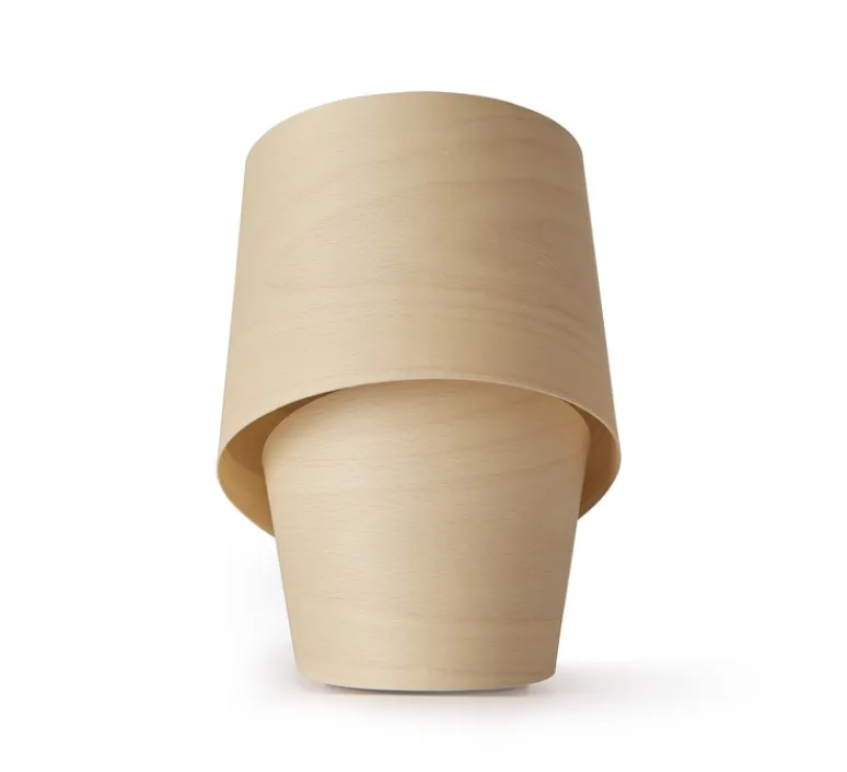 Lampe*LZF Lampe à poser, Tiny, , Ø15cm, H22,5cm - hêtre naturel