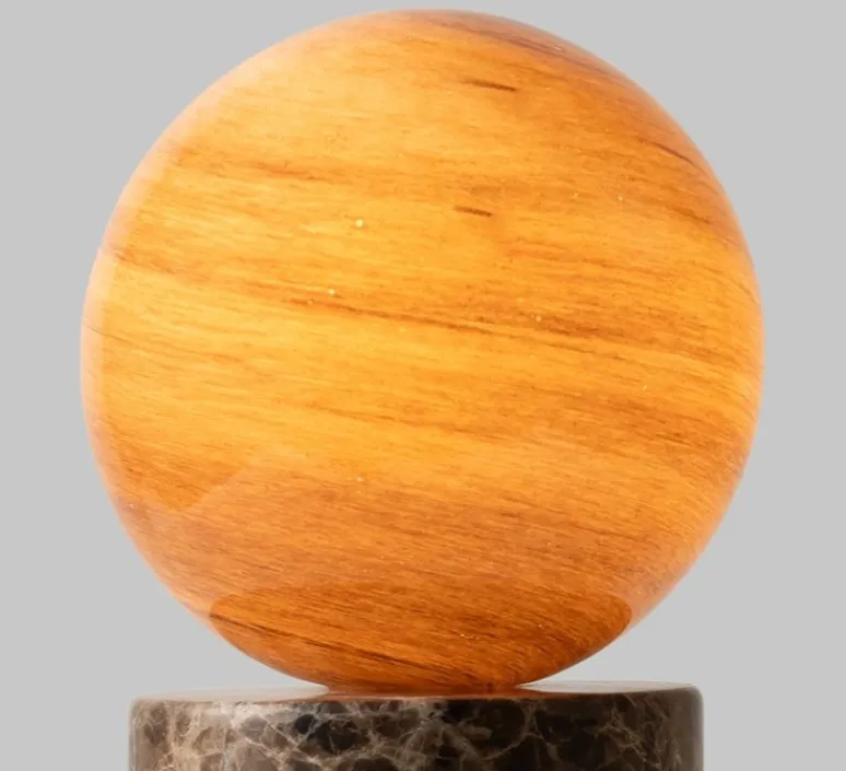 Lampe*It's about Romi Lampe à poser, Tivoli, , Ø12cm, H33cm - marron