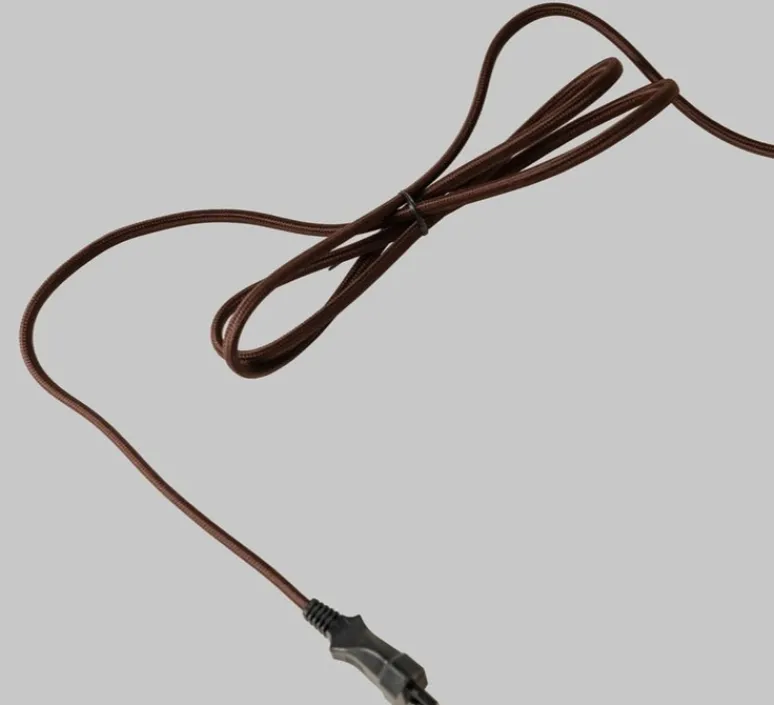 Lampe*It's about Romi Lampe à poser, Tivoli, , Ø12cm, H33cm - marron