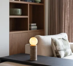 Lampe*It's about Romi Lampe à poser, Tivoli, , Ø12cm, H33cm - sable