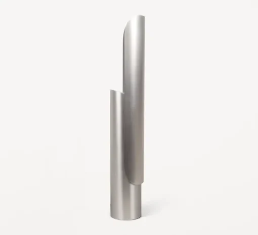 Lampe à poser, t-lamp, acier brossé, L40cm, H33cm - Frama