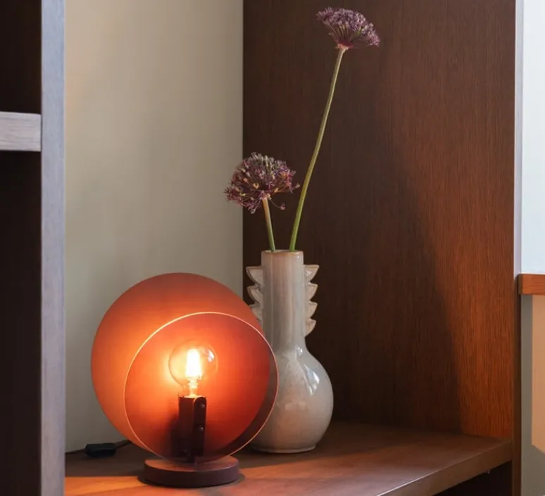 Lampe*It's about Romi Lampe à poser, Toledo, , L22cm, H40cm - burgundy