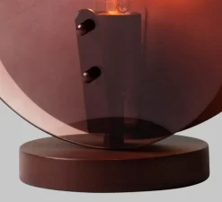 Lampe*It's about Romi Lampe à poser, Toledo, , L22cm, H40cm - burgundy