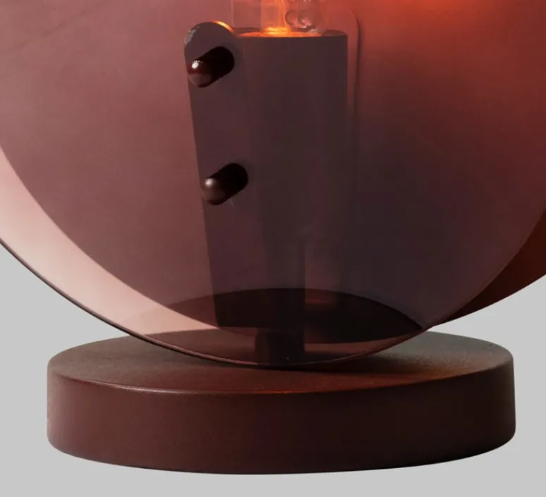 Lampe*It's about Romi Lampe à poser, Toledo, , L22cm, H40cm - burgundy