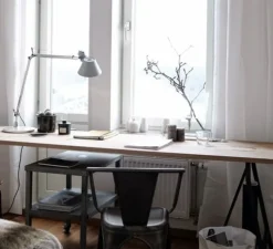 Lampe à poser, Tolomeo Table, LED, aluminium, dimmable, H129cm, L122cm - Artemide