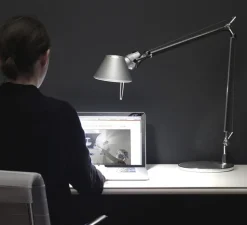 Lampe à poser, Tolomeo Table, LED, aluminium, dimmable, H129cm, L122cm - Artemide