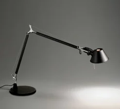 Lampe à poser, Tolomeo Table, corps noir, base noire, H129cm, L122cm - Artemide