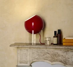 Lampe*Andtradition Lampe à poser, Topan VP13, , Ø21cm, H31,5cm - rouge vermillion