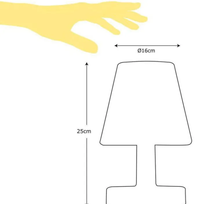 Enfants|Lampe*Fatboy Lampe à poser, Transloetje, , LED, 2700K, 300lm, Ø16,5cm, H25,5cm - transparent