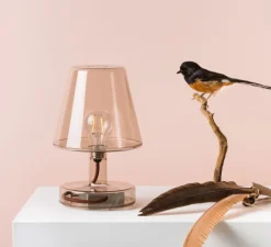 Enfants|Lampe*Fatboy Lampe à poser, Transloetje, marron, LED, Ø16,5cm, H25,5cm - marron fumé