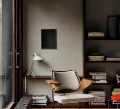 Lampe*Andtradition Lampe à poser, Tripod HM9, blanc mat, L26cm, H45cm - blanc mat, laiton