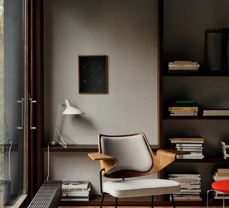 Lampe à poser, Tripod HM9, blanc mat, L26cm, H45cm - Andtradition