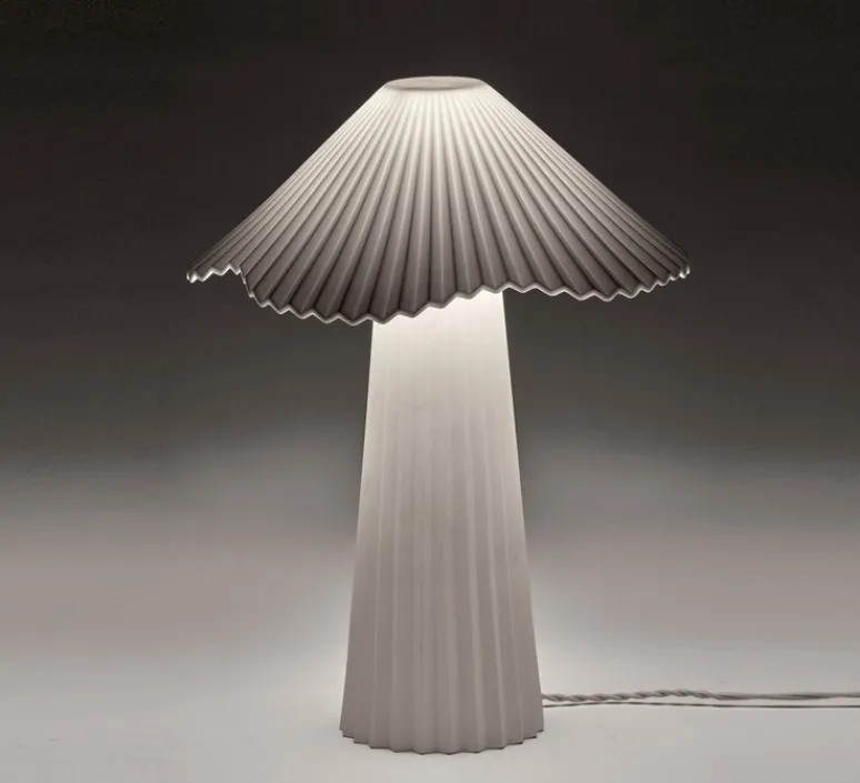 Lampe*Serax Lampe à poser, Uala L, , Ø37,5cm, H48cm - blanc