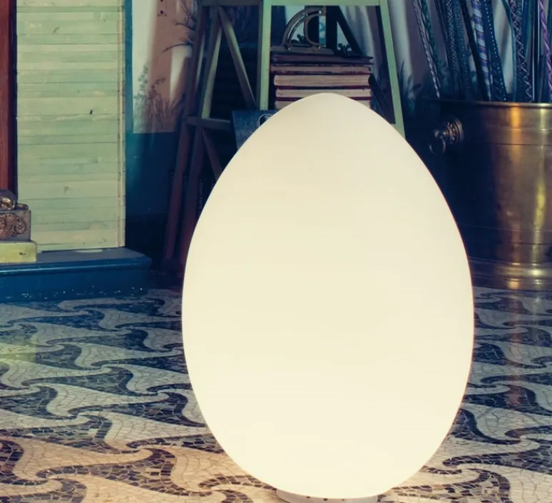 Lampe*Fontana Arte Lampe à poser, Uovo Grande, , Ø43cm, H62cm - blanc