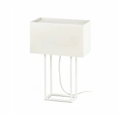 Lampe*Faro Lampe à poser, Vesper, , L40cm, H60cm - blanc, beige
